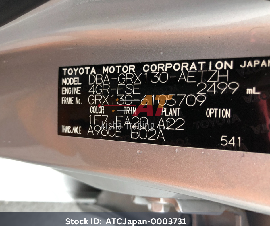 2017 Toyota Mark X